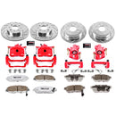 PowerStop Z26 Street Performance Ceramic Brake Pad, Drilled Slotted Rotor, and C