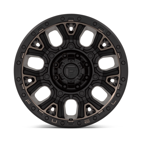 20x10 Fuel Off-Road D824 Traction Matte Black Double Dark Tint 8x180 ET-18 Wheel