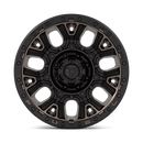 20x10 Fuel Off-Road D824 Traction Matte Black Double Dark Tint 8x180 ET-18 Wheel