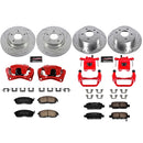 PowerStop Z23 Daily Driver Carbon-Fiber Ceramic Pads Drilled & Slotted Rotor & C