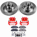 PowerStop Z23 Daily Driver Carbon-Fiber Ceramic Pads Drilled & Slotted Rotor & C