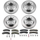 PowerStop OE Stock Replacement Low-Dust Ceramic Brake Pad and Rotor Kit