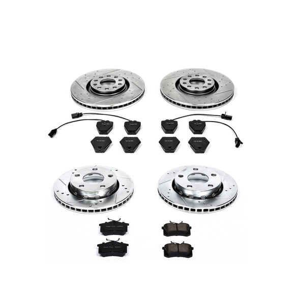 PowerStop Z23 Daily Driver Carbon-Fiber Ceramic Brake Pad and Drilled & Slotted