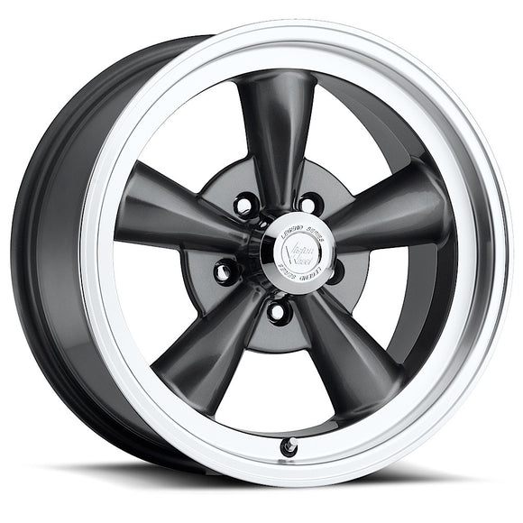 15x8 Vision 141H Legend 5 Gunmetal Machined 5x120.65 5x4.75 ET0 Wheel Rim