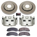 PowerStop OE Stock Replacement Low-Dust Ceramic Brake Pad, Rotor and Caliper Kit