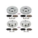 PowerStop OE Stock Replacement Low-Dust Ceramic Brake Pad and Rotor Kit