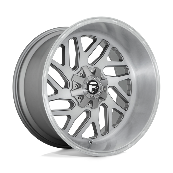 20X12 Fuel 1PC D715 Triton Platinum Gray 6X135 6X139.7 6X5.5 ET-44 Wheel