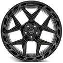 4Play Gen3 4P55 22x10 Black Brushed Face Tinted Wheel 5x127 ET-18 CB87.1