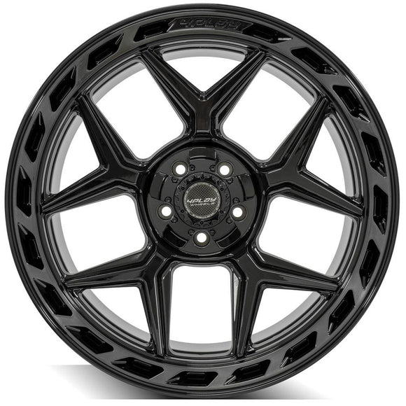 4Play Gen3 4P55 22x10 Black Brushed Face Tinted Wheel 5x127 ET-18 CB87.1
