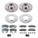 PowerStop OE Stock Replacement Low-Dust Ceramic Brake Pad and Rotor Kit