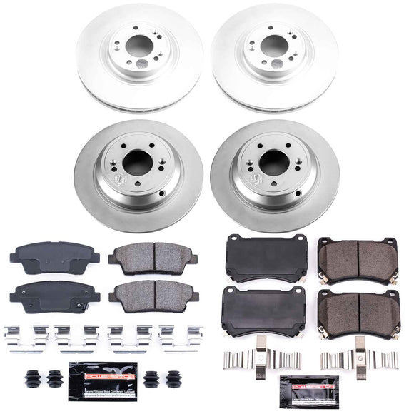 Z23 Daily Driver Premium Carbon-Fiber Ceramic Brake Pad and Fully Coated Rotor K