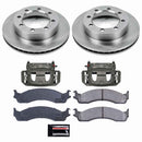 PowerStop OE Stock Replacement Low-Dust Ceramic Brake Pad, Rotor and Caliper Kit