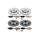 PowerStop OE Stock Replacement Low-Dust Ceramic Brake Pad and Rotor Kit