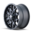 17x9 Mayhem Warrior Matte Black 8x165.1 ET-12 CB130.8 Wheel Rim