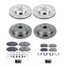 PowerStop OE Stock Replacement Low-Dust Ceramic Brake Pad and Rotor Kit