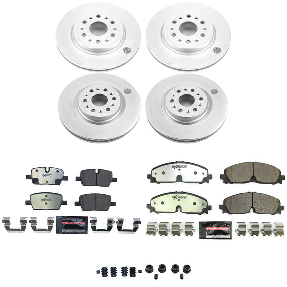Z36 Truck & Tow Premium Carbon-Fiber Ceramic Brake Pad and Fully Coated Rotor Ki