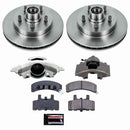 PowerStop OE Stock Replacement Low-Dust Ceramic Brake Pad, Rotor and Caliper Kit