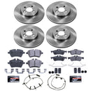 PowerStop Track Day Spec High-Performance Brake Pad and Rotor Kit