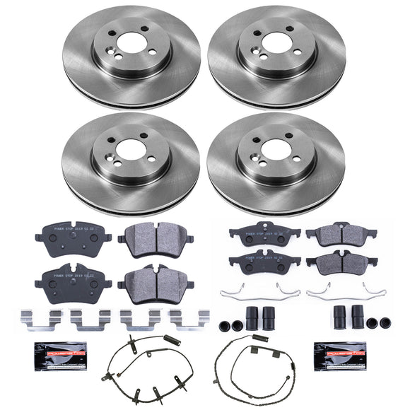 PowerStop Track Day Spec High-Performance Brake Pad and Rotor Kit