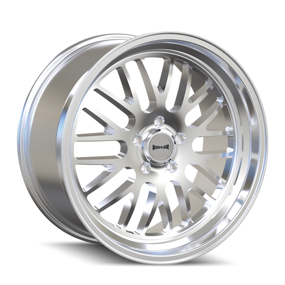 20x10 Ridler 607 Polished 5x120.65 ET0 wheel/rim