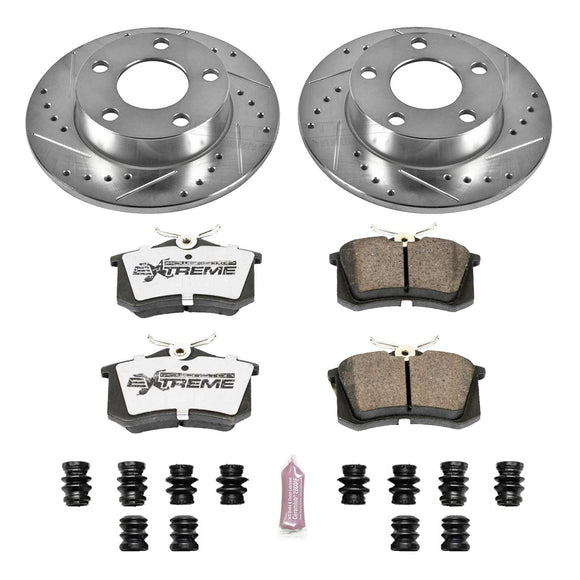 PowerStop Z26 Street Performance Ceramic Brake Pad and Drilled & Slotted Rotor K