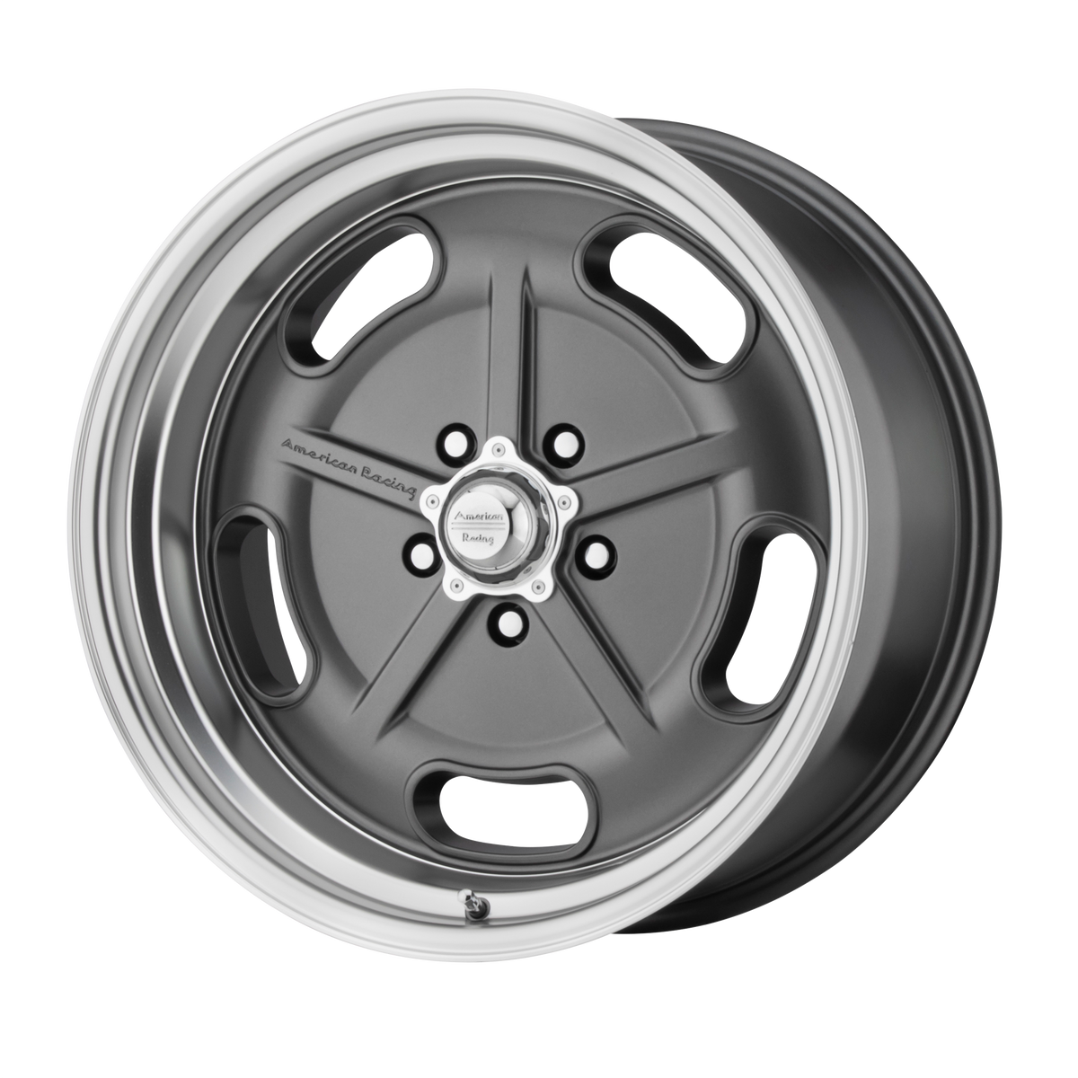 20X8 American Racing VN511 Salt Flat MAG GRAY DIA LP 5X114.3 ET0 wheel ...