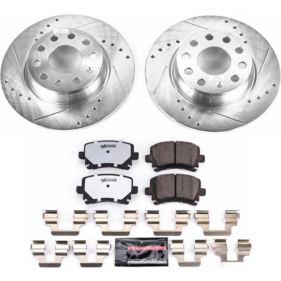 PowerStop Z26 Street Performance Ceramic Brake Pad and Drilled & Slotted Rotor K
