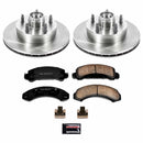PowerStop OE Stock Replacement Low-Dust Ceramic Brake Pad and Rotor Kit
