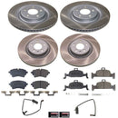 Semi-Coated Rotor and Low-Dust Ceramic Brake Pad Kit