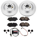 PowerStop Genuine Geomet Coated Rotor and Carbon-Fiber Ceramic Brake Pad Kit
