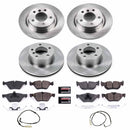 PowerStop OE Stock Replacement Low-Dust Ceramic Brake Pad and Rotor Kit