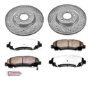 PowerStop Z36 Carbon-Fiber Ceramic Brake Pad with Drilled and Slotted Rotor Kit