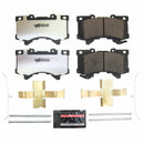 PowerStop Z36 Truck And Tow Carbon-Fiber Ceramic Brake Pads With Hardware