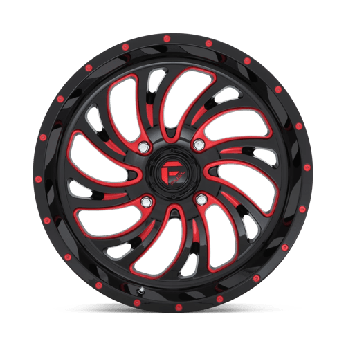 20X7 Fuel UTV D642 KOMPRESSOR Gloss Black-RTTC 4X137 ET13 wheel/rim