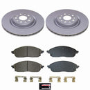 Genuine Geomet Coated Rotor and Low-Dust Ceramic Brake Pad Kit