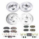 PowerStop Z23 Daily Driver Carbon-Fiber Ceramic Brake Pad and Drilled & Slotted