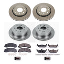 PowerStop OE Stock Replacement Low-Dust Ceramic Brake Pad and Rotor Kit