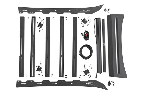 Rough Country Roof Rack With 40" LED Light For Toyota Tacoma 2WD 4WD 15-23