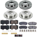PowerStop OE Stock Replacement Low-Dust Ceramic Brake Pad and Rotor Kit