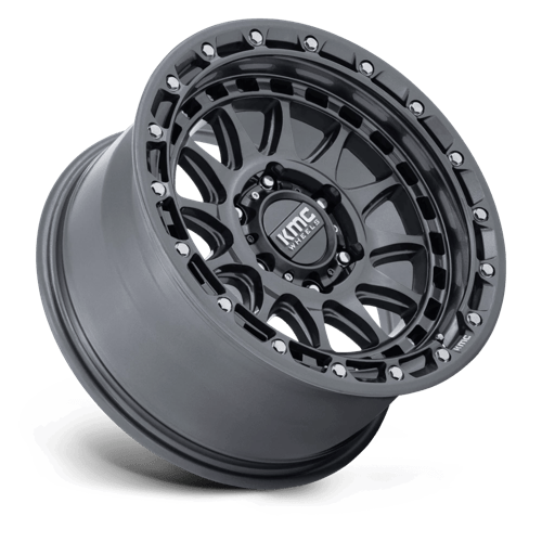 20x9 KMC KM556 Crux Gloss Gunmetal 6x139.7 ET1 CB106.1 Wheel Rim
