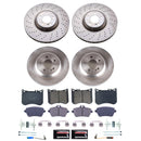 PowerStop OE Stock Replacement Low-Dust Ceramic Brake Pad and Rotor Kit