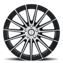 22x9 Sapphire Luxury Alloys SX03-03 Gloss Black Machined 5x120 ET35 CB73 Wheel