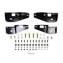 Westin Platinum 4 Oval Nerf Step Bars Powder Coated Black Steel 21-4065
