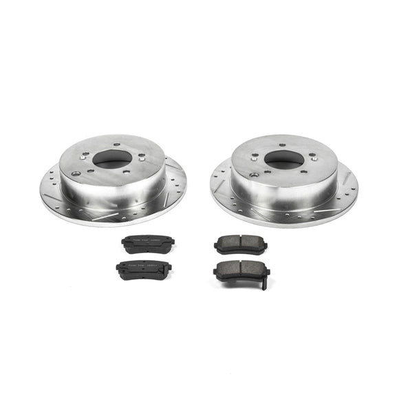PowerStop Z23 Daily Driver Carbon-Fiber Ceramic Brake Pad and Drilled & Slotted
