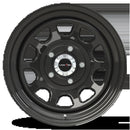 16x7 Vision 84H D Window Gloss Black 5x114.3 5x4.5 ET0 Wheel Rim