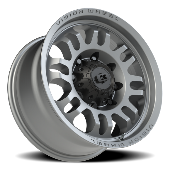 18x9 Vision 409 Inferno Gray Wheel 8x170 ET-12 CB125.1