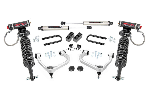 3 Inch Lift Kit - Fabbed UCA - Vertex/V2 - Ford F-150 4WD (21-23)