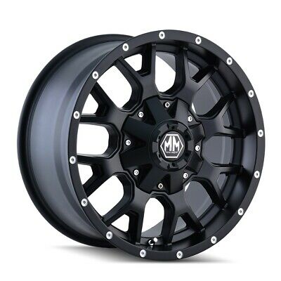 20x9 Mayhem Warrior Black-Matte Wheel/Rim 5x150 8015-2997MB18