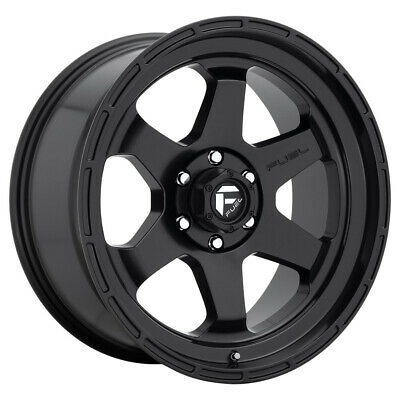 17X9 Fuel D664 Shok Matte Black 5X127 ET1 wheel/rim