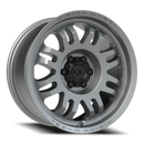 17x9 Vision 409 Inferno Gray Wheel 6x114.3 ET12 CB71.5